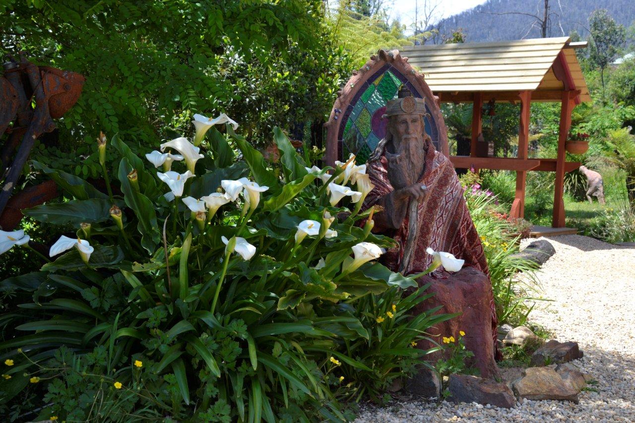 Bruno's Sculpture Garden entrance