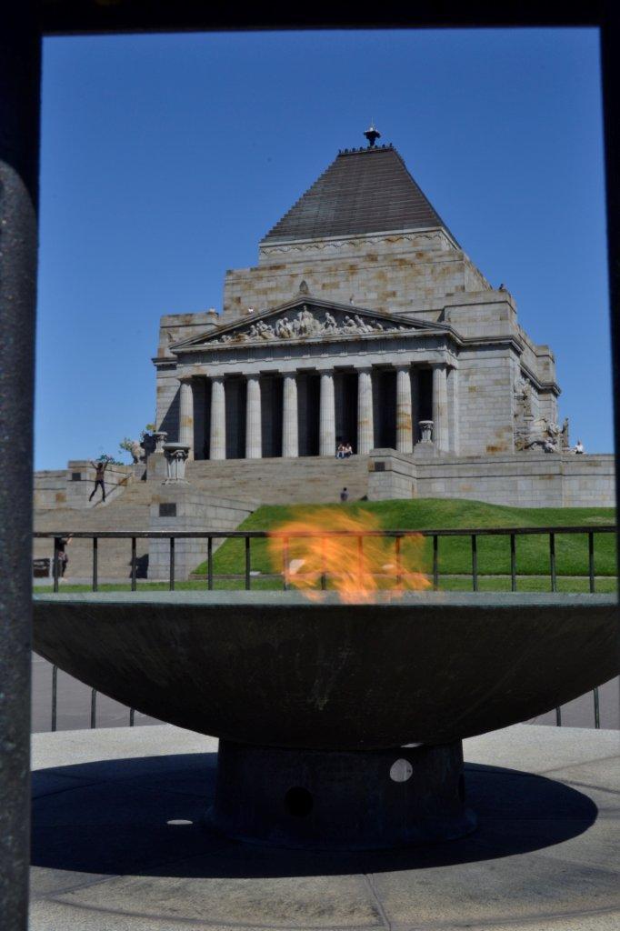 Flame and Shrine of Remembrance