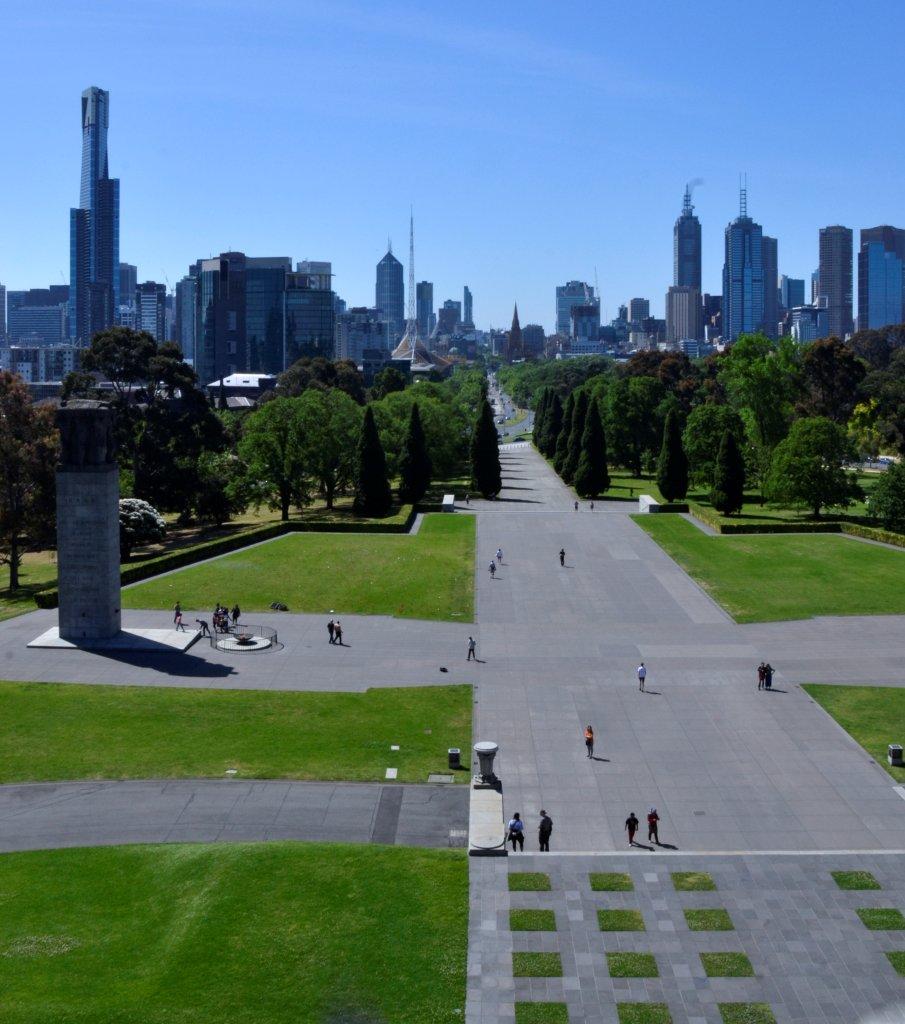 View from Shrine of Remembrance