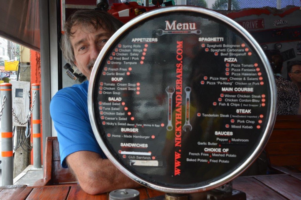 Nicky's Handlebar Menu