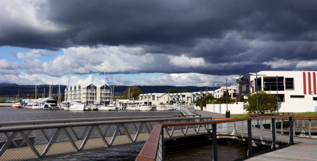 Heading for Levee Restaurant, Launceston