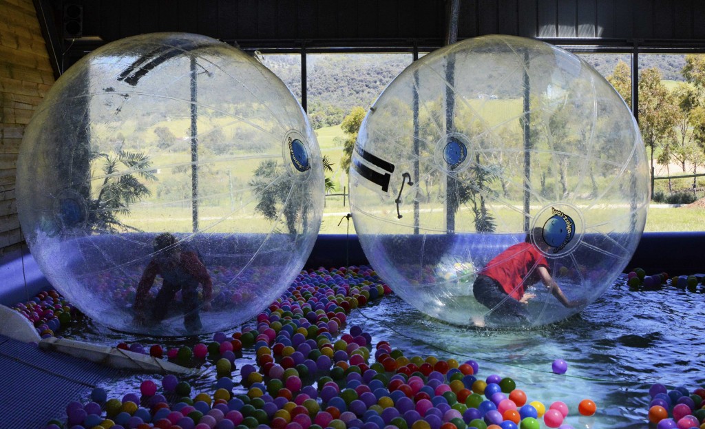 Water Balls at ZooDoo Tasmania