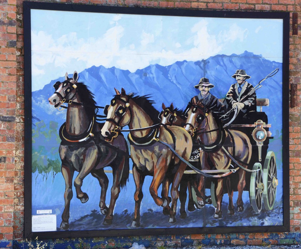 Mural in Sheffield, Tasmania