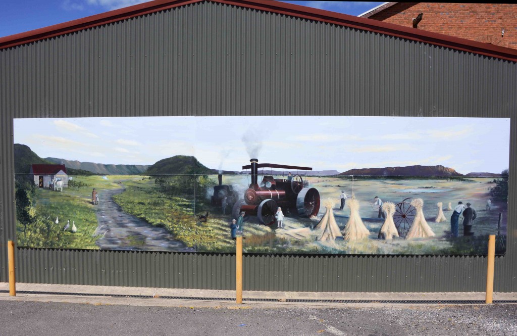 Mural in Sheffield, Tasmania