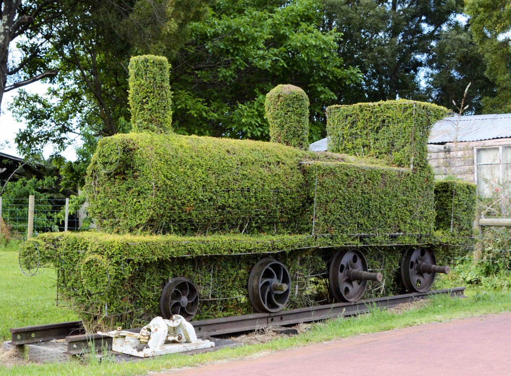 Train Topiary in Railton, Tasmania
