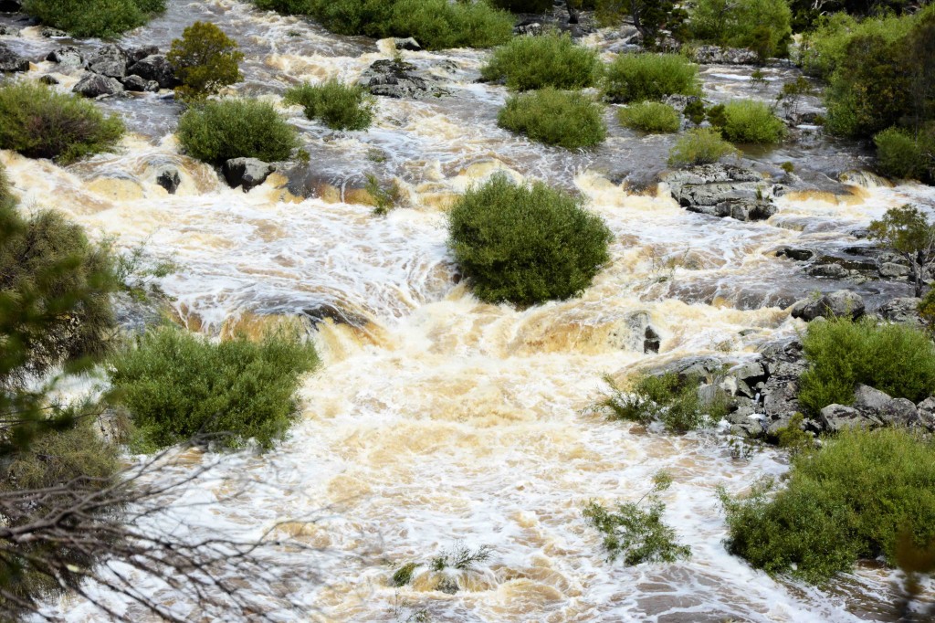 Cataract Gorge in Flood