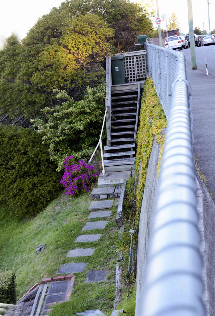 Steep Climb to Bin and Letterbox