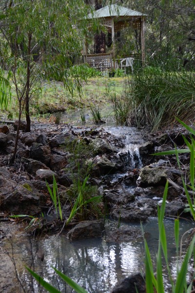 Karri Valley Hideaway Cottages Gazebo & Waterfall