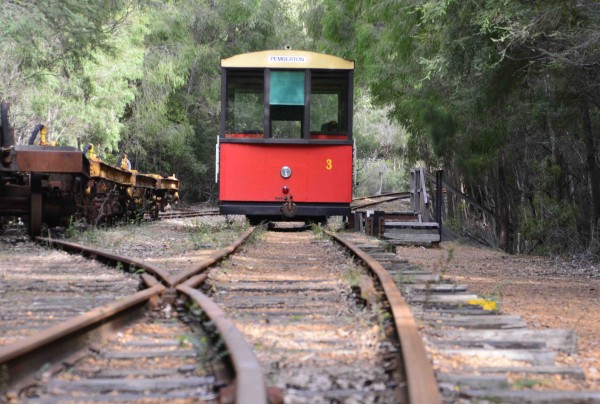 Pemberton Tram Waiting at The Cascades