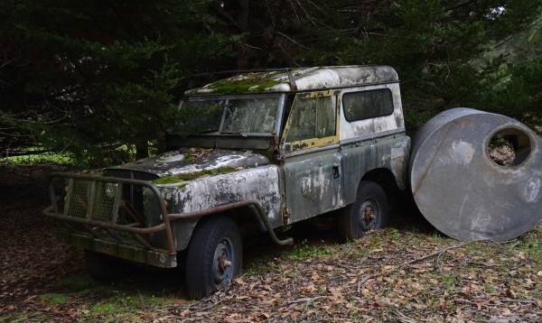 Abandoned Land Rover
