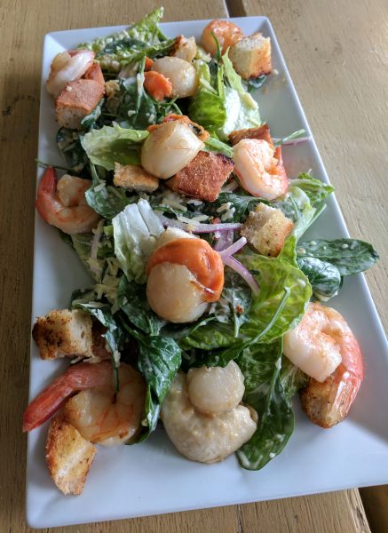 Prawn & Scallop Salad in Cervantes