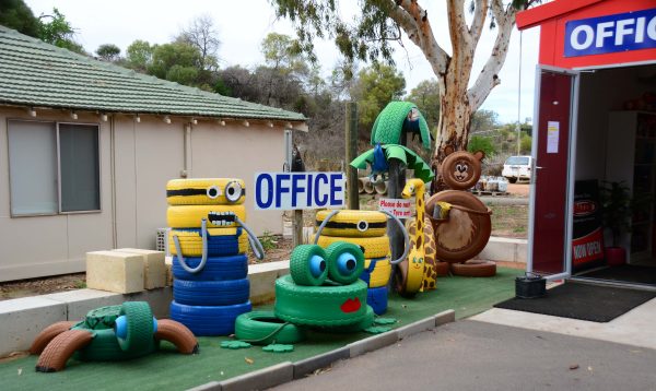 Amazing Tyre Art in Dongara