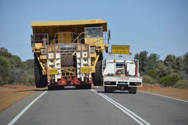 Haulpak Filling the Road