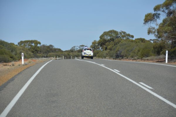 Haulpak Pilot Vehicle - Wrong Side of Double Lines